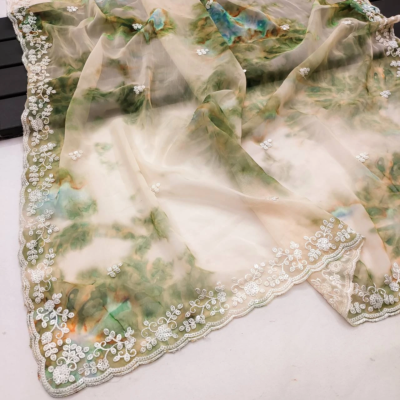 Vardan Ethnic Bt-1242 Georgette Wholesale Fancy Saree — Wholesale Sarees, MPA wholesale from Surat — Photo 2